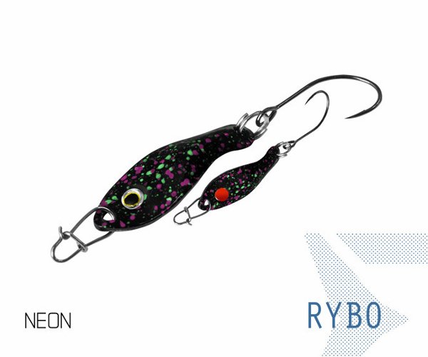 Блесна колеблющаяся Delphin RYBO Spoon / 0,5g - NEON Блесна колеблющаяся Delphin RYBO Spoon / 0,5g - NEON