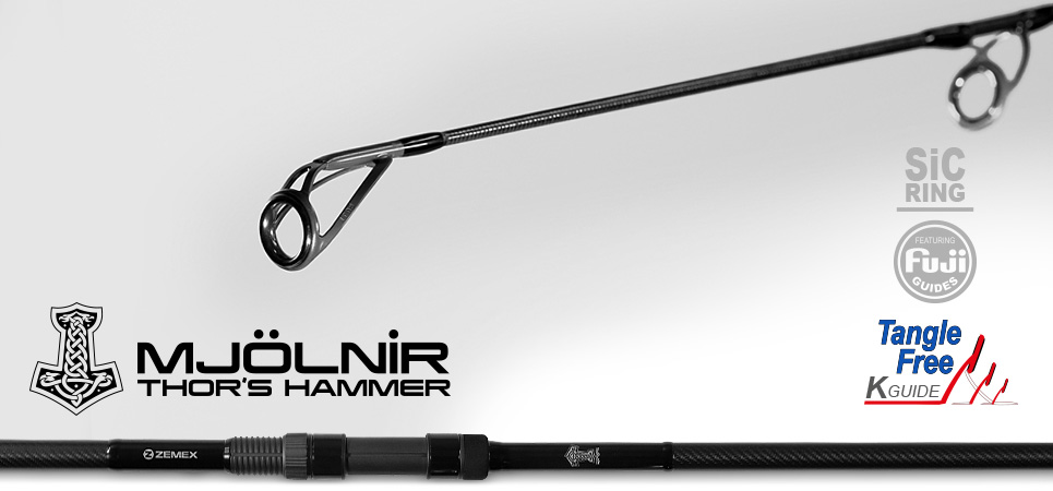 Удилище карповое ZEMEX MJOLNIR Thor's Hammer 13 ft - 3.5 lb NEW. Фото N2 Удилище карповое ZEMEX MJOLNIR Thor's Hammer 13 ft - 3.5 lb NEW. Фото N2