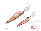 Блесна колеблющаяся DELPHIN SLOT Hook №4 / 7cm / 15g - COPPER Блесна колеблющаяся DELPHIN SLOT Hook №4 / 7cm / 15g - COPPER