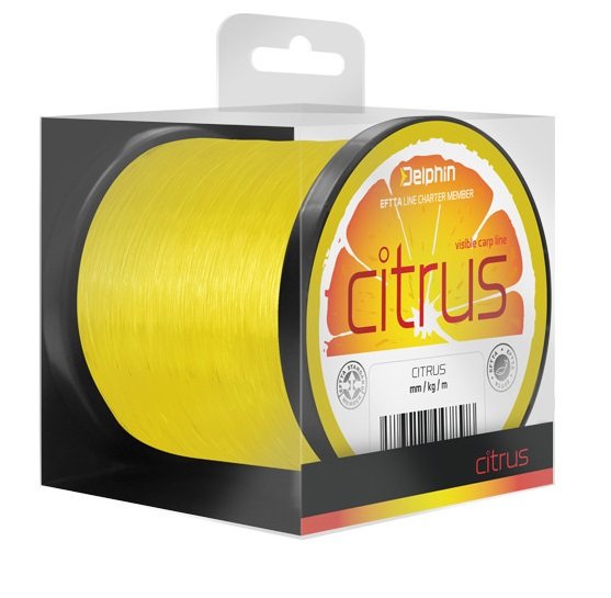 Леска карповая Delphin CITRUS - Yellow / 1200m - 0.30mm - 15lb(6.8kg) Леска карповая Delphin CITRUS - Yellow / 1200m - 0.30mm - 15lb(6.8kg)