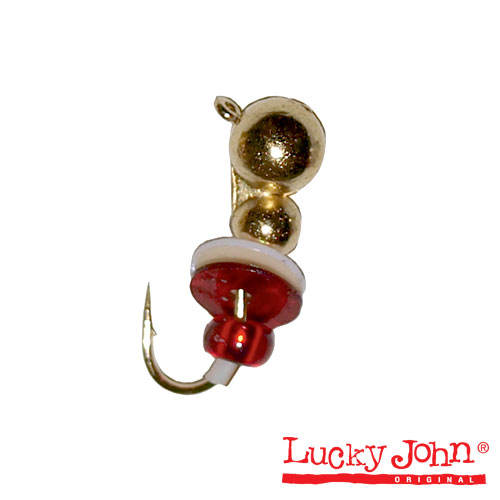 Мормышка вольфрамовая Lucky John МУРАВЕЙ с петел. пайет. и бисер. 040 G