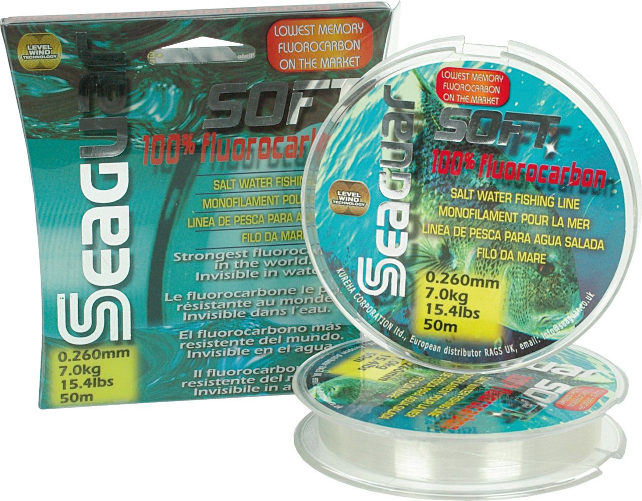 Леска флюорокарбон SEAGUAR "SOFT" 50мт 0,330 - 10,00кг Леска флюорокарбон SEAGUAR "SOFT" 50мт 0,330 - 10,00кг