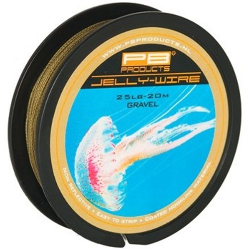 Поводковый материал PB Products JELLY WIRE / 25lb / 20m - Gravel Поводковый материал PB Products JELLY WIRE / 25lb / 20m - Gravel