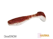 Виброхвост DELPHIN KARMA UVs / 10cm / DEAD SNOW - 5шт. Виброхвост DELPHIN KARMA UVs / 10cm / DEAD SNOW - 5шт.