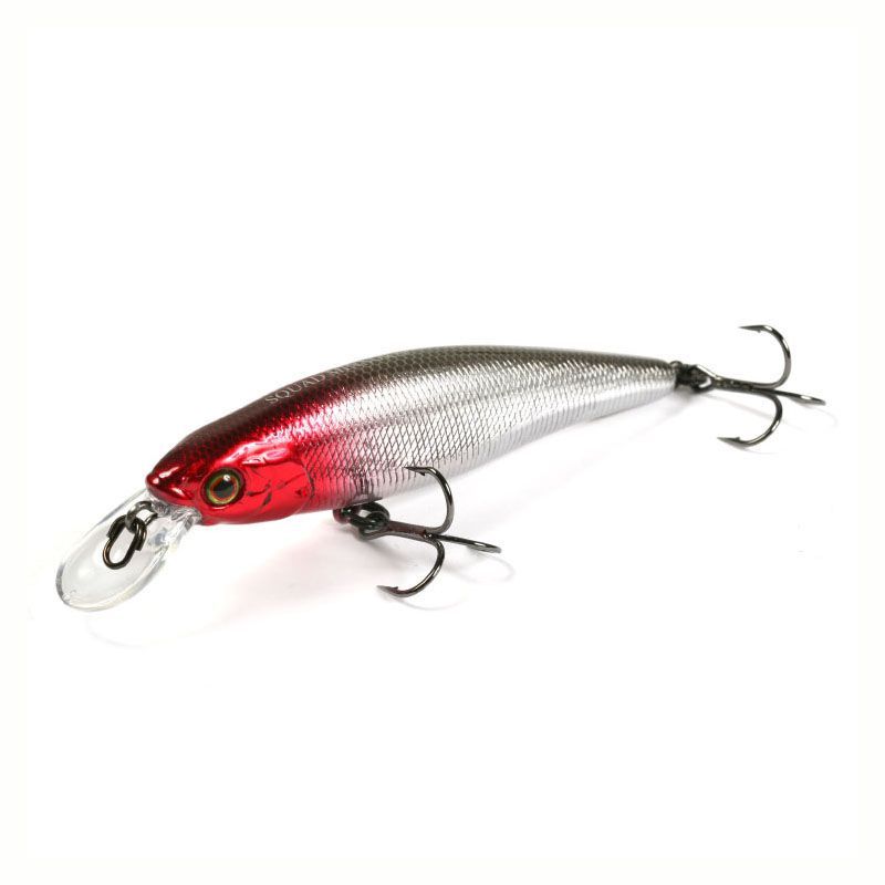 Воблер Jackall Squad Minnow 80 SP цв. hl silver red head. Фото N2 Воблер Jackall Squad Minnow 80 SP цв. hl silver red head. Фото N2