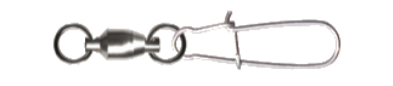Карабины Cralusso  Ball bearing swivel with snap 6шт №1