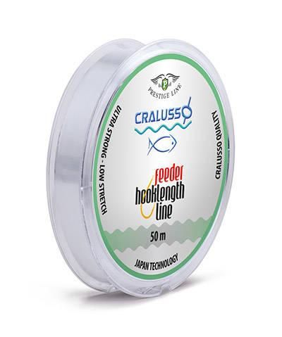 Леска CRALUSSO Feeder hooklength 50м 0,14мм 2,94кг Леска CRALUSSO Feeder hooklength 50м 0,14мм 2,94кг