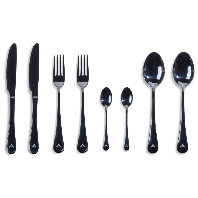 Набор столовых приборов ANACONDA BLAXX Cutlery Twin Set - 8шт. Набор столовых приборов ANACONDA BLAXX Cutlery Twin Set - 8шт.