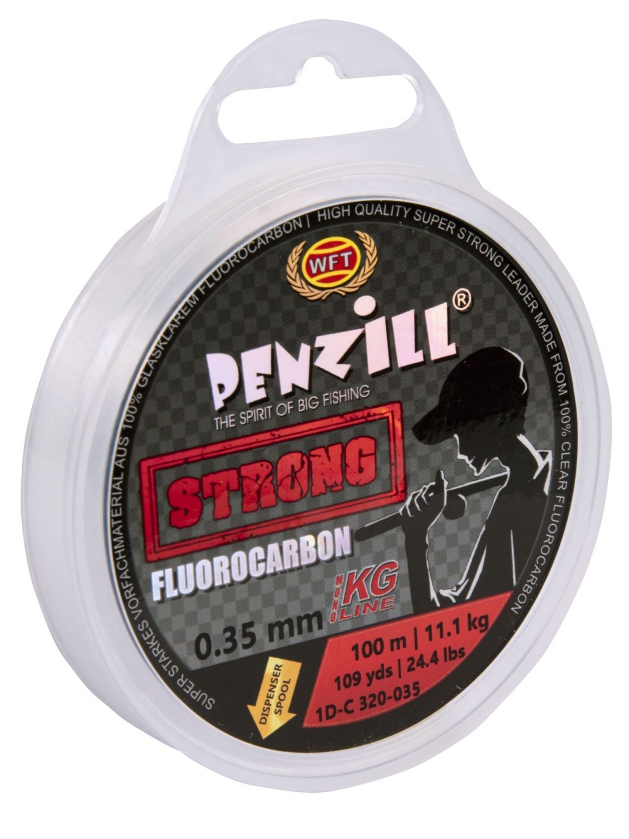 Леска монофильная WFT Penzill FLUOROCARBON Strong 100/035 Леска монофильная WFT Penzill FLUOROCARBON Strong 100/035