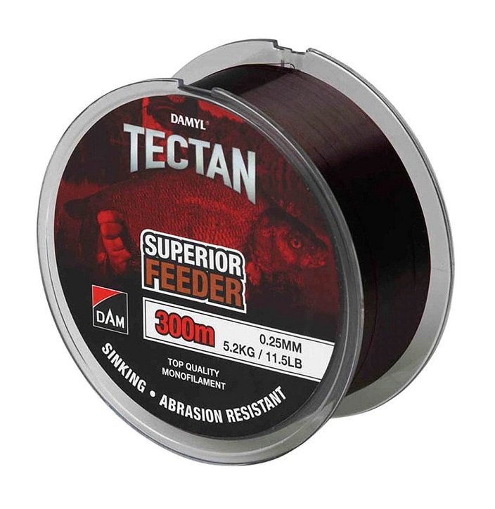 Леска фидерная DAM DAMYL® Tectan Superior Feeder / 300m / 0,23mm / 4,2kg - BROWN Леска фидерная DAM DAMYL® Tectan Superior Feeder / 300m / 0,23mm / 4,2kg - BROWN
