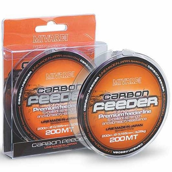 Леска MIVARDI CARBON FEEDER Line - 0.145mm / 2.18kg / 200m Леска MIVARDI CARBON FEEDER Line - 0.145mm / 2.18kg / 200m