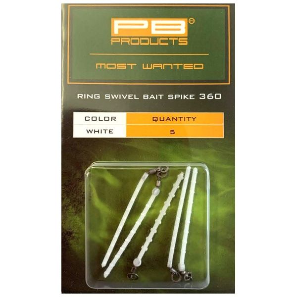 Крепление для насадок с вертлюжком PB Products Ring Swivel Bait Spike 360 / 5шт. Крепление для насадок с вертлюжком PB Products Ring Swivel Bait Spike 360 / 5шт.