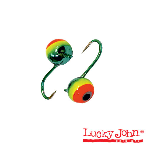Мормышка вольфрамовая Lucky John ШАР с петел. и глаз. 040 GR