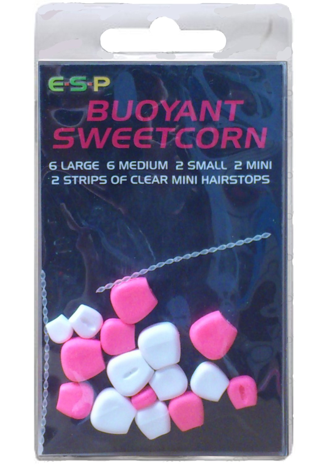 Плавающие приманки E-S-P Fluoro Buoyant Sweetcorn - Pink/White - 16шт. Плавающие приманки E-S-P Fluoro Buoyant Sweetcorn - Pink/White - 16шт.