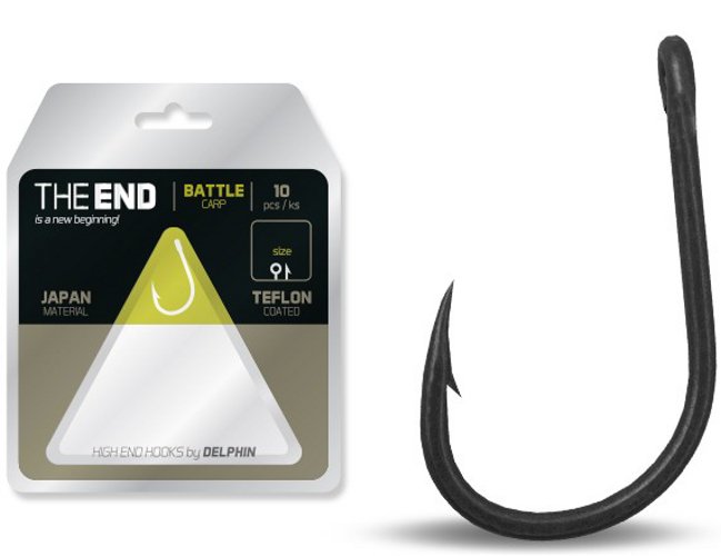 Крючки карповые DELPHIN THE END BATTLE Carp Hook - 10 шт. №8