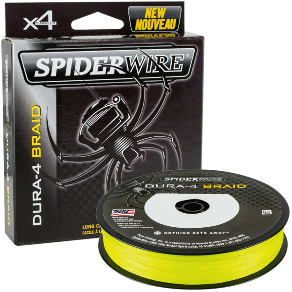 Леска плетеная SPIDER WIRE® STEALTH® DURA X4 PE BRAID - 0.30mm / 300m / 29.0kg - HI VIS YELLOW Леска плетеная SPIDER WIRE® STEALTH® DURA X4 PE BRAID - 0.30mm / 300m / 29.0kg - HI VIS YELLOW