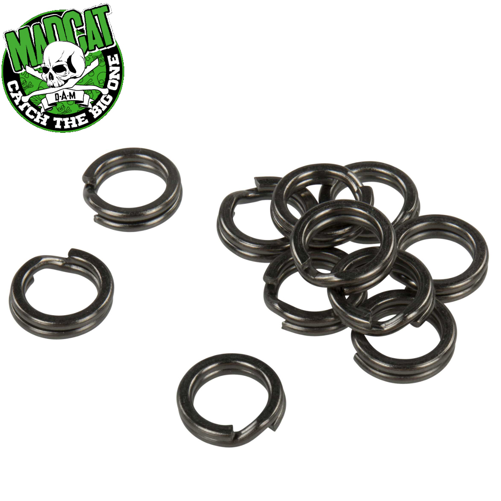 Заводные кольца MADCAT® SPLIT RINGS - 16 шт 10mm - 100lb - 45кг
