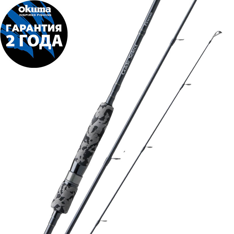 Удилище OKUMA Guide Select Finesse Spinning 7'3" 220cm ML 7-21g 2pcs Удилище OKUMA Guide Select Finesse Spinning 7'3" 220cm ML 7-21g 2pcs