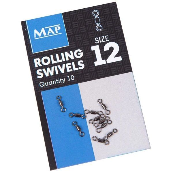 Вертлюг MAP Rolling Swivel / 10шт.. Фото N2 Вертлюг MAP Rolling Swivel / 10шт.. Фото N2