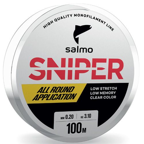 Леска Монофильная Salmo Sniper Clear 100/030 Леска Монофильная Salmo Sniper Clear 100/030