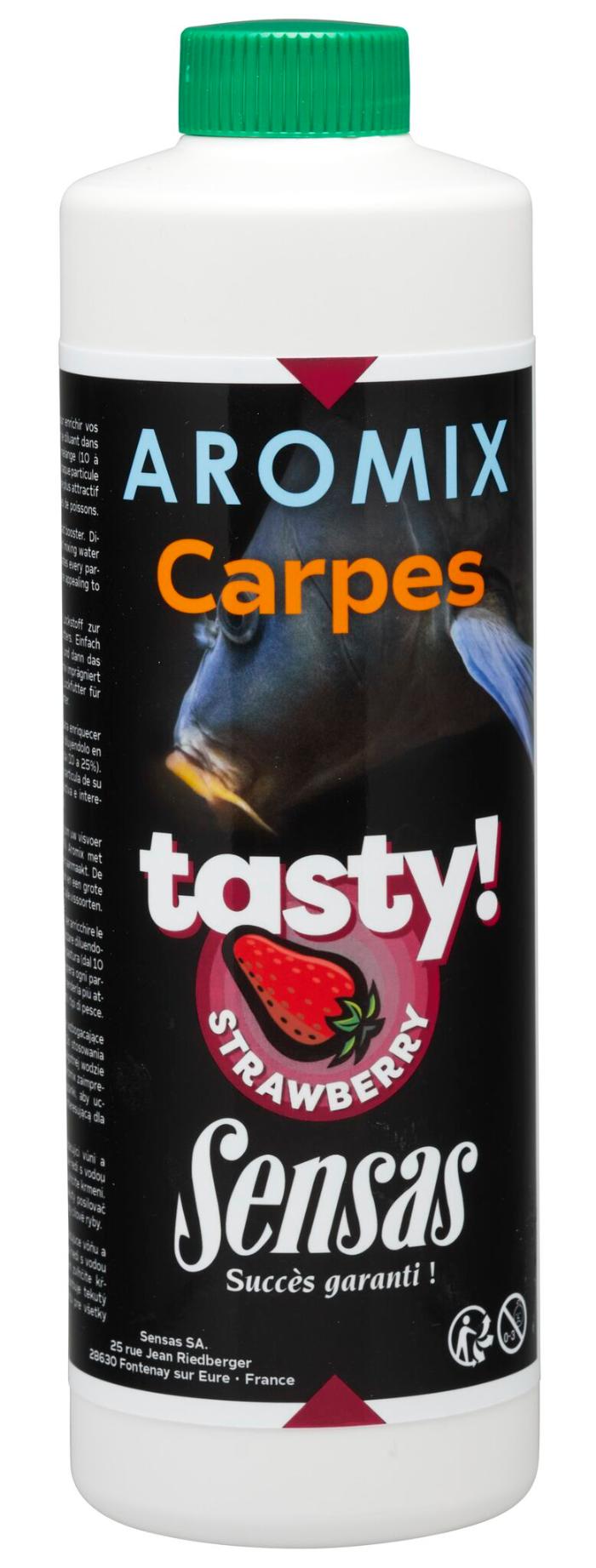 Ароматизатор Sensas AROMIX CARP TASTY Strawberry 0.5л Ароматизатор Sensas AROMIX CARP TASTY Strawberry 0.5л