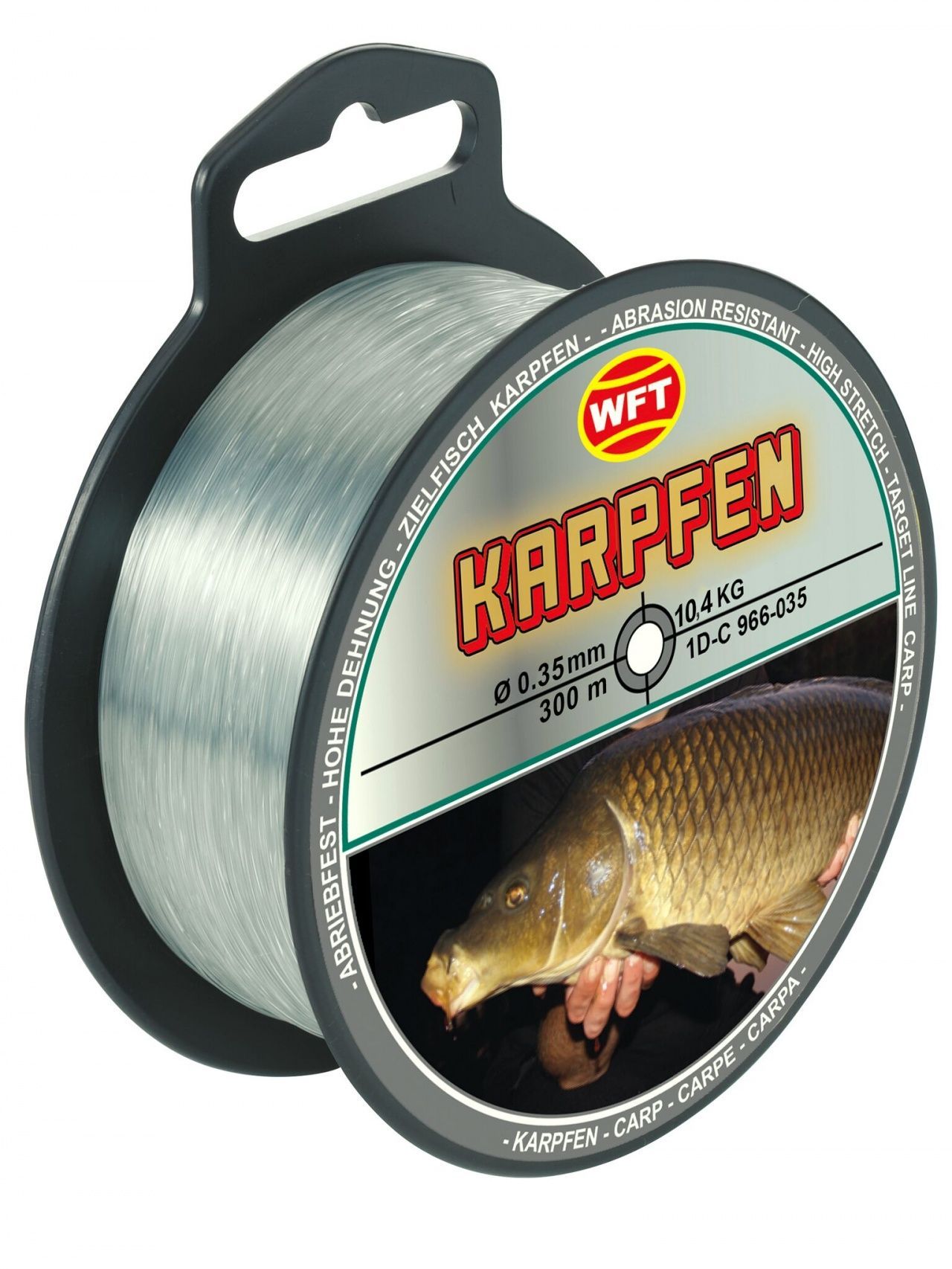Леска монофильная WFT Zielfisch KARPFEN (КАРП) 300/035 Леска монофильная WFT Zielfisch KARPFEN (КАРП) 300/035