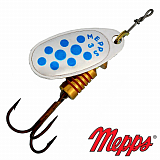 Блесна Mepps COMET DECOREE AG points bleus №3 6,5гр.