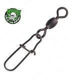 Вертлюг с застежкой MADCAT® Stainless Crane Swivel With Snap - 5 шт.