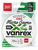 Леска плетёная LJ Vanrex MICRO GAME х4 BRAID Fluo Green 125/010