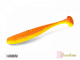 Виброхвост плавающий DELPHIN ZANDERA FlexiFLOAT UVs / 12cm / HAWAI - 5шт.