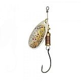 Блесна вращающаяся DAM SINGLE HOOK SPINNER - Brown Trout №1 / 3g