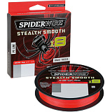 Леска плетеная SPIDER WIRE® STEALTH® SMOOTH X8 PE BRAID - 0.39mm / 150m / 46.3kg - CODE RED