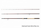 Удилища фидерные Delphin MAGMA M3 Light feeder 3+5 tips / 360cm - 90g