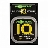 Поводковый материал Korda IQ The Intelligent Hooklink 15lb 20м