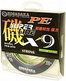 Леска плетёная Kosadaka "SUPER LINE PE X9" 150м, цв. light green 0,30мм, 25,8кг