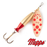 Блесна Mepps AGLIA LONG HEAVY CU/OR Rouge (медь/золото/красные пятна) №3 24гр.