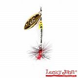 Блесна вращающаяся Lucky John TRIAN BLADE LONG 9гр цв.004