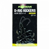 Лентяйка Korda Kickers D-Rig Green Medium для крючка №4-6