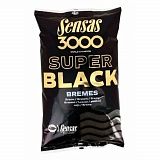 Прикормка Sensas 3000 Super BLACK Bremes 1кг