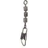 Вертлюг тройной с карабином IRON TROUT 3 Time Swivel - 6шт