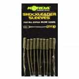 Вставка для in-line грузов Korda Shockleader Sleeves Weedy Green 10шт