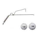 Готовые оснастки на сома MADCAT® GOLF BALL JIG SYSTEM ANTI SNAG / 140+180g