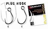 Крючки HERAKLES PLUG HOOK  (10шт)без бородки