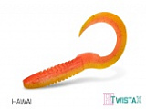 Твистер DELPHIN TWISTA-X Eeltail UVs / 6cm / HAWAI - 5шт.