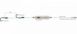 Готовые оснастки на сома MADCAT® ADJUSTA PROFI RIVER RIGS «WORM & SQUID» - L