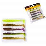 Виброхвосты Съедобные Lj Pro Series Tioga 3.9In (10.00)/mix1 5Шт.