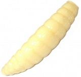 Приманка силиконовая Kosadaka MAGGOT 30мм, банка (10шт), запах сыра, цв.WH