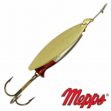 Блесна Mepps AGLIA LONG HEAVY OR/AG/RG Золото/Серебро/Красный №1+ 12гр.