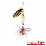 Блесна вращающаяся Lucky John TRIAN BLADE LONG 6.0г цв.002