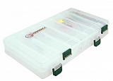 Коробка Kosadaka TB1101, 275x170x50мм двухсторонняя для воблеров